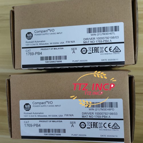 1PCS AB 1769-PB4 SER A CompactLogix Power Supply 1769PB4 New Factory Sealed  - Picture 2 of 4