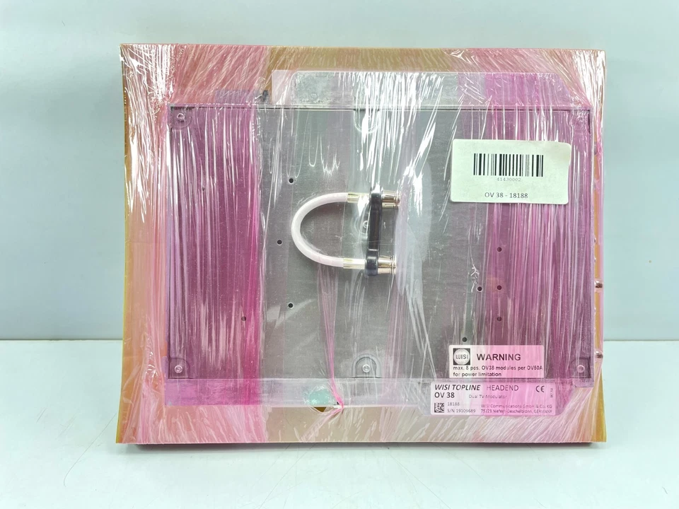 WISI OV 38 Dual A/V TV Modulator Topline Headend 18188 VHF/UHF Stereo /Nicam - Image 2 of 4