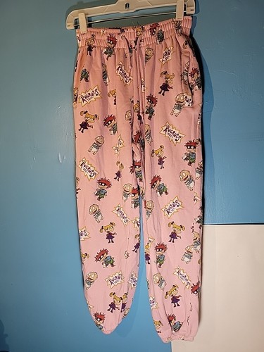 Nickelodeon Rugrats Girls Pink Sweatpants Size M - Picture 1 of 6