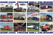 2025 Cool Trucks 12 Month Wall Calendar - American Big Rigs & Show Trucks