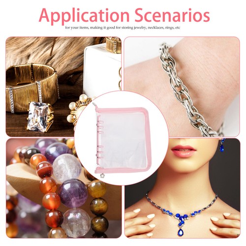  Jewelry Storage Bag Travel Organizer Book High Capacity Earring Organiser - Picture 2 of 12