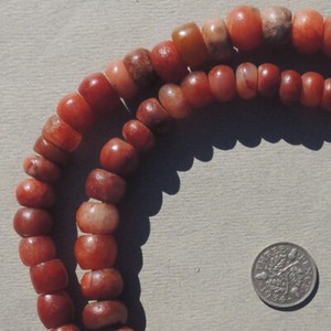 20-5-inch-52-3-cm-strand-ancient-calcite-agate-stone-beads-mali-4092
