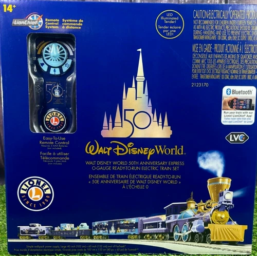 Disney 50th Anniversary O-Gauge Electric Train Set – New