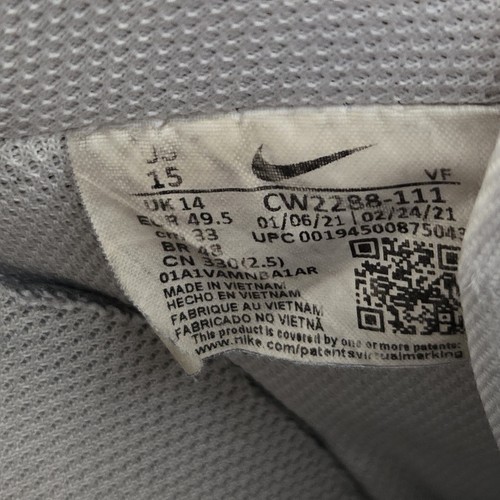 Nike Air Force 1 Low 07 Triple White Men's Size 15 Sneakers (CW2288-111) - Picture 11 of 11