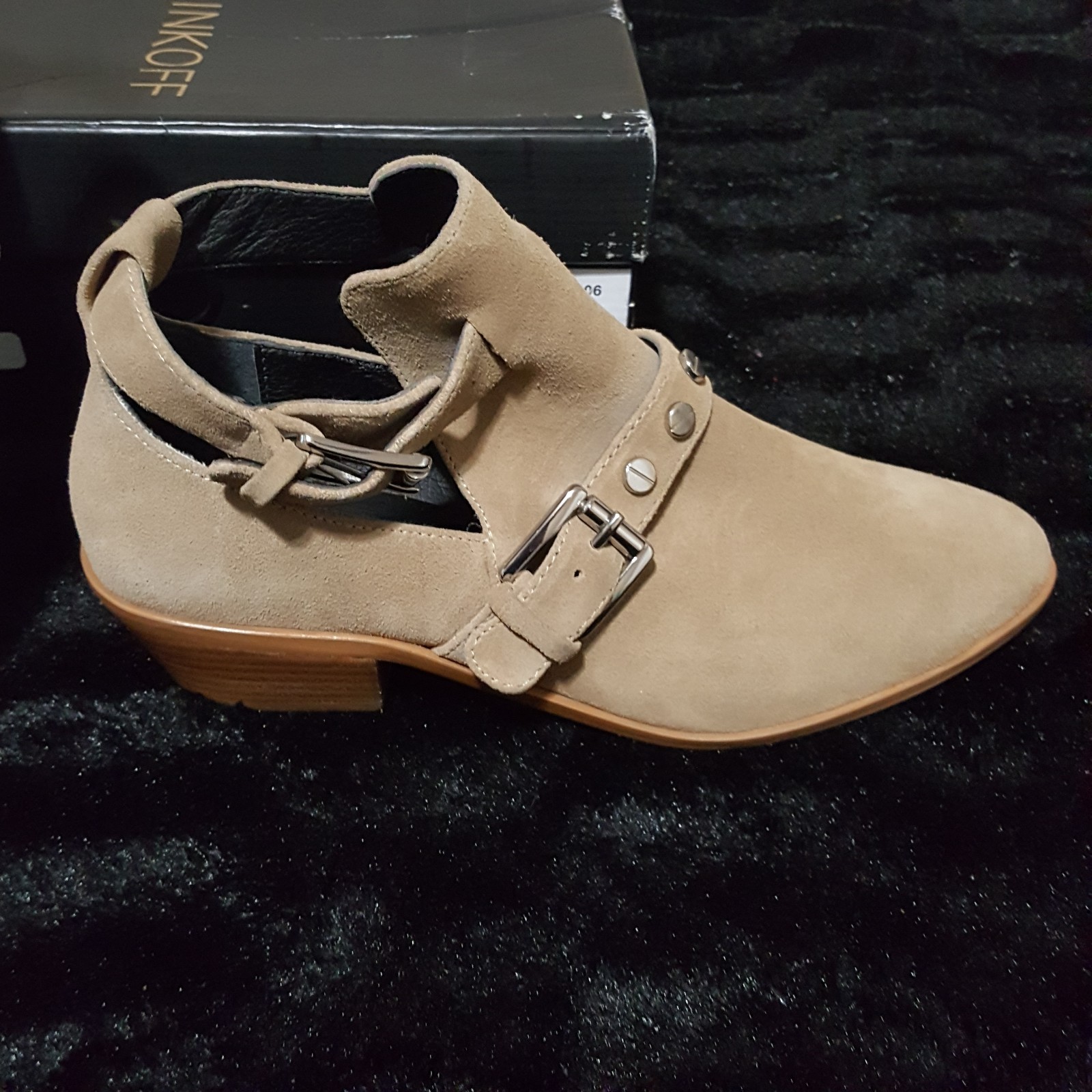 NEW NEW NEW Rebecca Minkoff Sz 7.5 ABIGAIL Bootie Taupe Oiled Suede Stiefel Damenschuhe 174 330f08 NEW NEW NEW Rebecca Minkoff Sz 7.5 ABIGAIL Bootie Taupe Oiled Suede Stiefel Damenschuhe 174 330f08