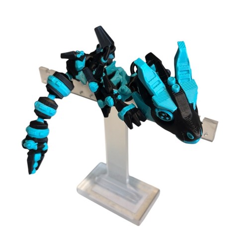Dragón Colmillo Cibernético Bebé Articulado 9" - Impreso en 3D - Elige Color - Imagen 5 de 9