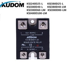 KUDOM KSI240D25-L KSI380D25/40-L KSI380D40/60/80-LM KSI480D100 solid-state relay