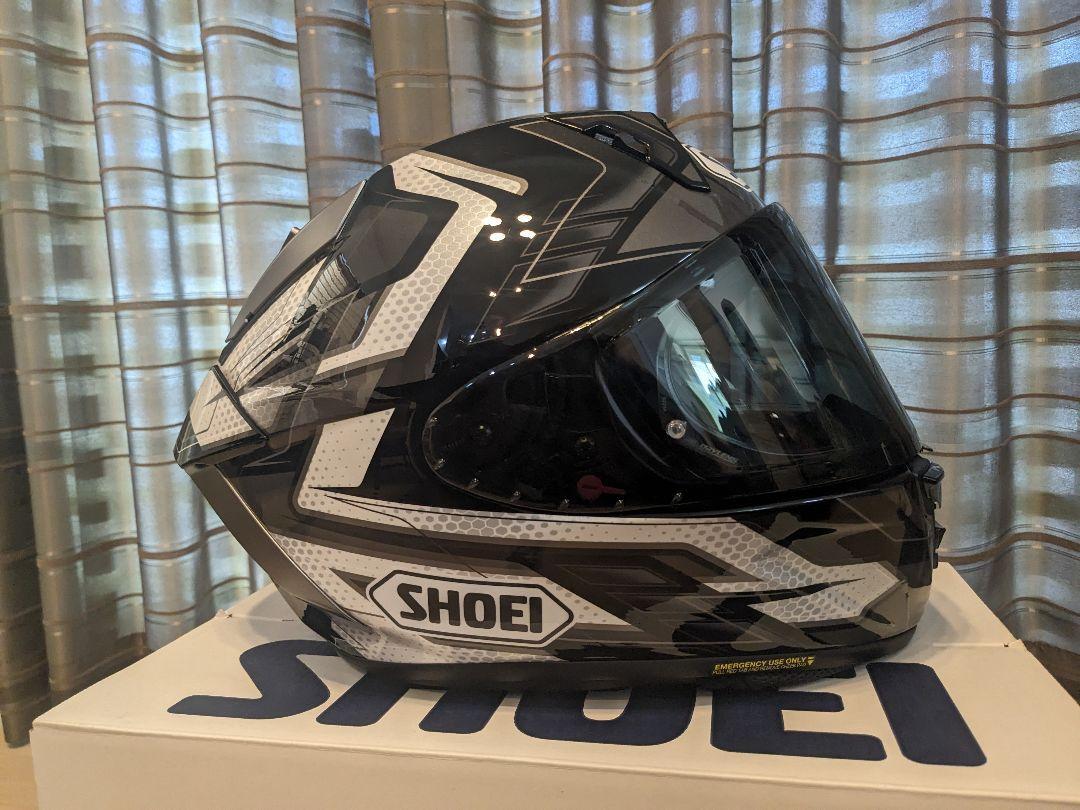 X-Fifteen ESCALATE TC-5 Lサイズ Shoei X-15 Full Face Helmet Escalate TC-5 Black/Silver Size