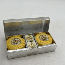 New Vtg DuCair Perfumed Bath Cubes Soaps Gift Set Freesia Flower Floral Scented