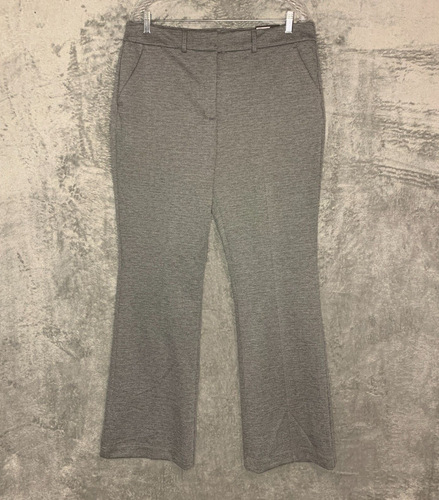 Simply Vera Wang Womens Mini Check Soft Tweed High Rise Slim Fit Flare Pants 16