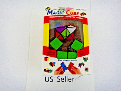 2in1 The Amazing Magic Cube Transforming Geometric Puzzle Brain Teaser US seller - Picture 5 of 8