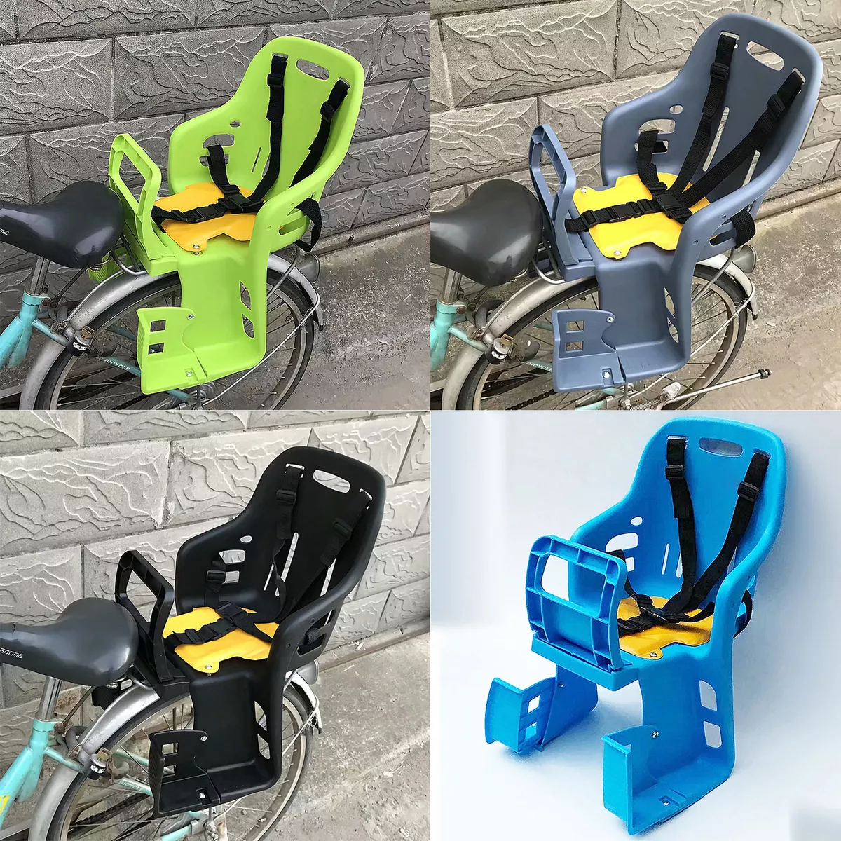 Rear child carrier for bike sale