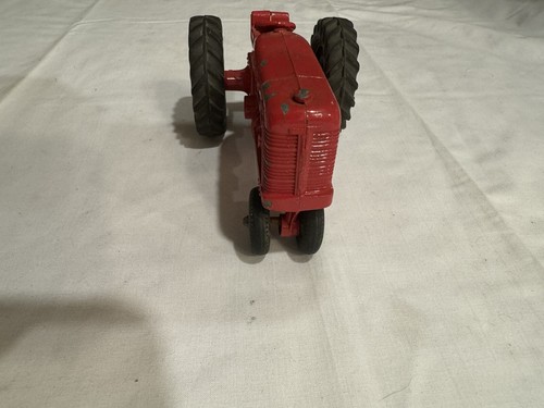 Vintage HUBLEY Red Tractor - 5-1/2” Diecast Kiddie Toy USA * B120 - Picture 6 of 9