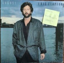 Eric Clapton August Vinyl Record LP VG+/VG WX71 1986