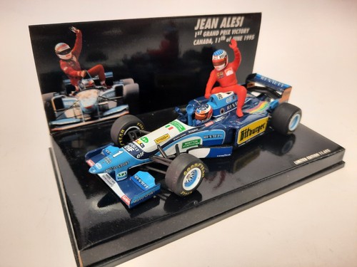 Minichamps Benetton B195 Schumacher taxi Alesi Canada GP 1995 WC 1/43 431952701 - Foto 3 di 6