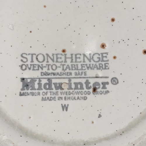 SELTEN 1970er Midwinter Stonehenge MOON Coupe Müsli Suppe Schüssel 6 3/8" EUC - Bild 6 von 8