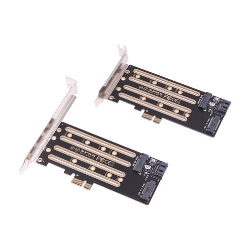 1pc NVMe M.2 SSD To PCIe 3.0 4.0 x4, SATA M.2 SSD To SATA dual-purpose Adapte-mx - Photo 2/12