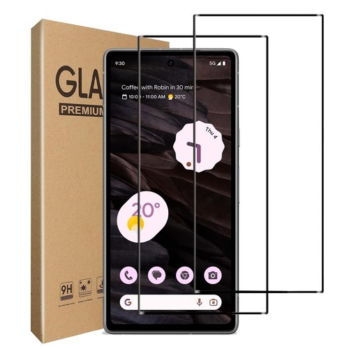 Screen Protector For Google Pixel 9 8a 7a 6 Pro XL 4A Tempered Glass Full Cover - Picture 15 of 19