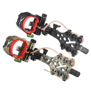 Archery-Compound-Bow-Sight-5-Pin-019-034-Long-Pole-LED-Micro-Adjustable