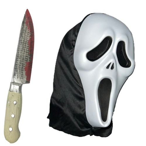 ADULT MENS WOMEN HALLOWEEN COSTUME SCREAM GHOST FACE FANCY DRESS OUTFIT MASK LOT - Picture 8 of 13