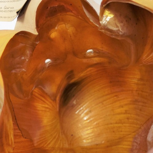 NOS 1992 HILLARY CLINTON MASK & PLASTIC LINER CESAR Cosplay Adult VTG POLITICAL - Picture 5 of 6