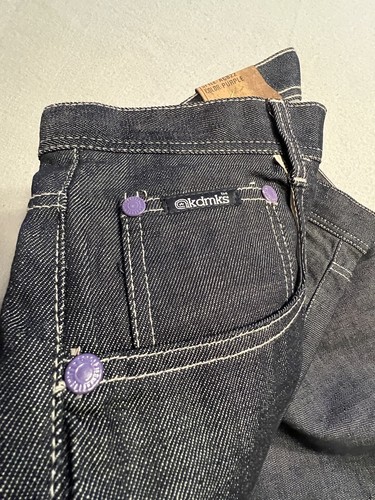 Akdmks Jeans Vintage With PURPLE TAG ACCENTS- NWT- SIZE 38/30 - Picture 4 of 14