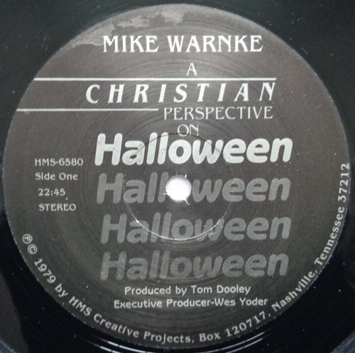 Mike Warnke A Christian Perspective On Halloween lp,1979,NO "SPINDLE HOLE" MARKS - Bild 4 von 5
