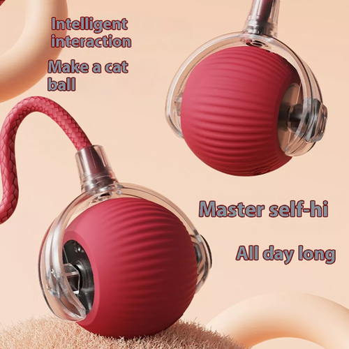 Automatic Rolling Ball Smart Cat Dog Toy Electric Pet Self-moving Kitten Game US - Picture 11 of 15