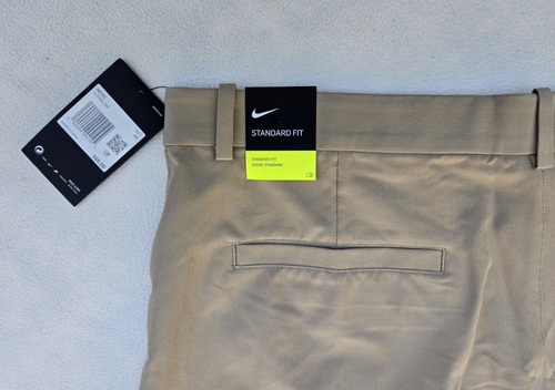 Nike Standard Fit-Flex Dri-Fit Size 40 Men's Golf Shorts Tan NWT - Picture 6 of 7