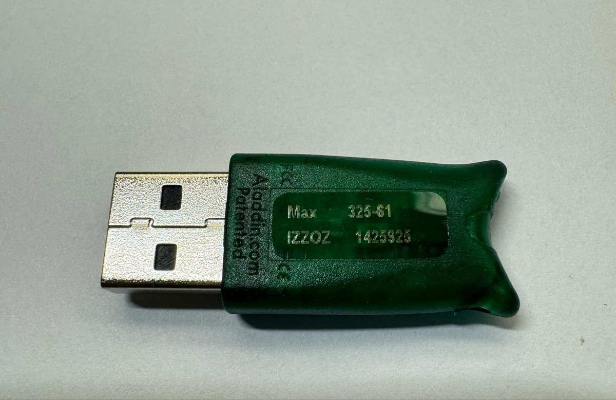 Aladdin SafeNet HASP HL Max USB SECURITY KEY Software