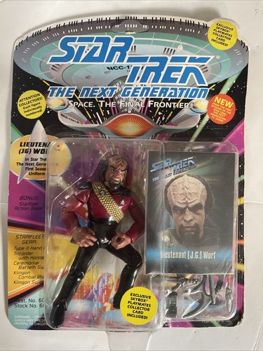 Star Trek: Next Generation Lot - Jean Luc-Picard, Data, Worf, Borg ‘93 Playmates - Picture 5 of 17