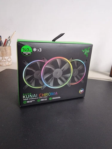 Razer Kunai Chroma 140mm x3; case fans, brand new