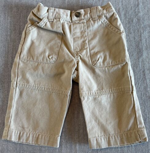 Pantalón de piloto utilitario de bolsillo 3D con solapa Little Aviator 2005 de colección Gymboree 6-12M caqui - Imagen 2 de 4