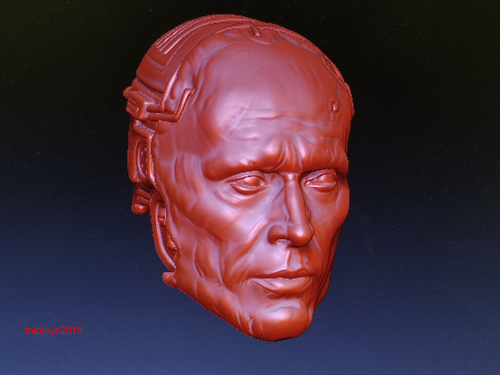 1:12 1/18 RoboCop Mask Men Head Sculpt For 6'' romankey Action Figure Body Toys - 第 1/7 張圖片