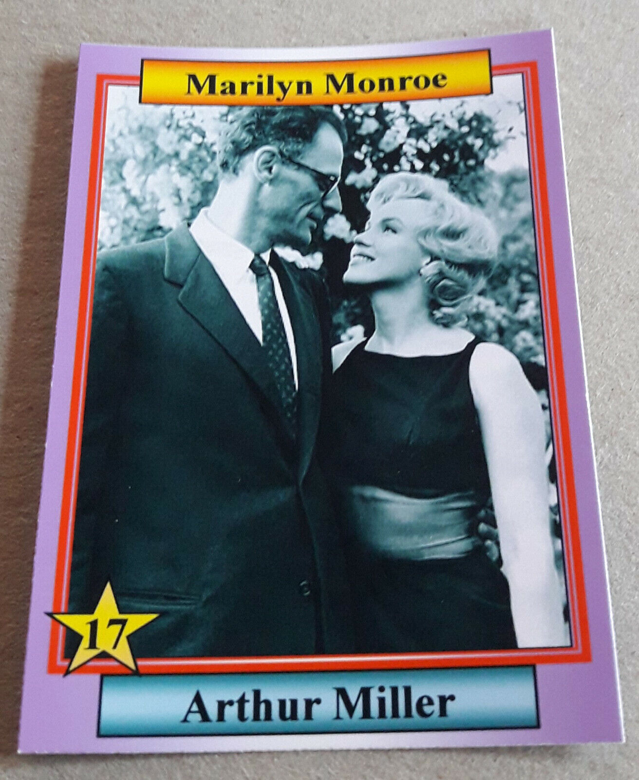 Aktorka MARILYN MONROE z ARTHUR MILLER - Sammelbild / Trading Card #430
