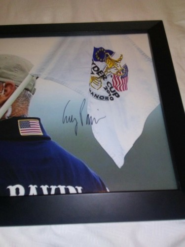 Corey Pavin PGA Golf Signed Ryder Cup Captain America 11x14 Framed Photo - Picture 2 of 2