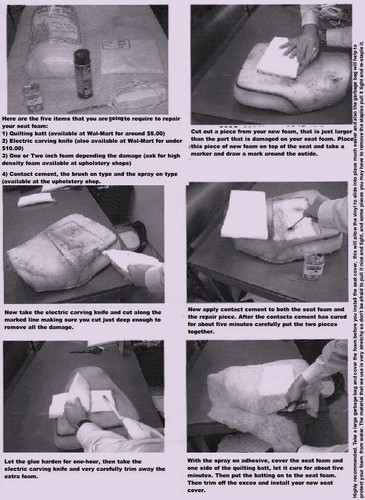 Polaris Fusion 2005-07 seat cover Dragon Switchback FST IQ HO 600 700 900 x348Cx - Picture 5 of 5