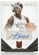 2012-13 Momentum Monumental Marks #13 Gerald Wallace Auto 09/15 Brooklyn Nets