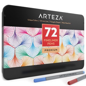 Arteza-Fineliner-Pens-72-Colors-Set-of-72