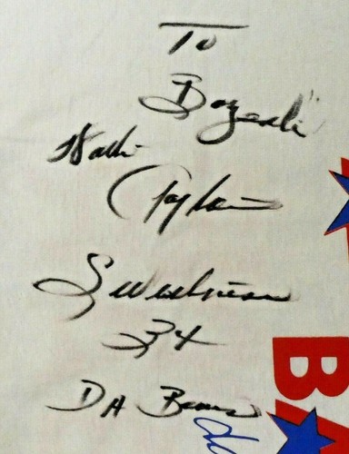Walter Payton Signed Americas Bar Shirt Signed Sweetness Da Bears with JSA COA - Picture 2 of 4
