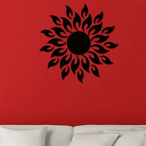 3D Mirror Sun Art Removable Wall Sticker Acrylic Mural Decal Home Room Decor DIY - Picture 4 of 14