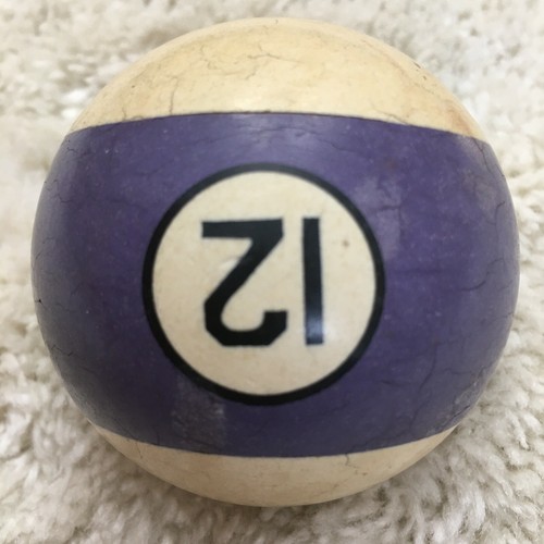 #12 Pool Ball. Antique, Vintage And Current Style Balls. Many To Choose From. - Picture 102 of 615