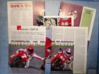 MOTOSPRINT993-CUTTING/CLIPPING/NEWS-1993-CAGIVA MYTHO 7-CAGIVA C 592-5 sheets