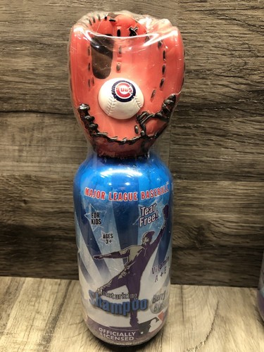 MLB Chicago Cubs Collectible Berry Blast Set Shampoo Conditioner Body Wash Gel - Picture 2 of 9