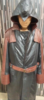 Assassins Creed Syndicate Ninja Jacob Frye Jacket Brown Leather Trench Coat Assassins Creed Syndicate Ninja Jacob Frye Jacket Brown Leather Trench Coat