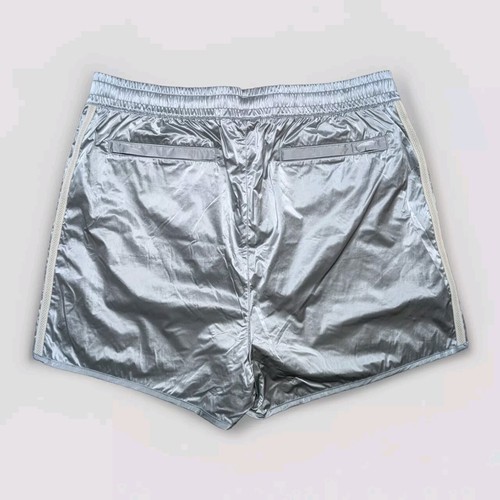 ADIDAS NEW x Wales Bonner Glanz Shorts 70s Silver Sports Casual Vintage - Picture 2 of 24