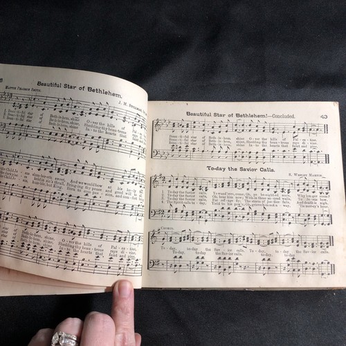 1887 BEAUTIFUL SONGS FOR SUNDAY SCHOOL S.W. STRAUB Songbook - Picture 7 of 11