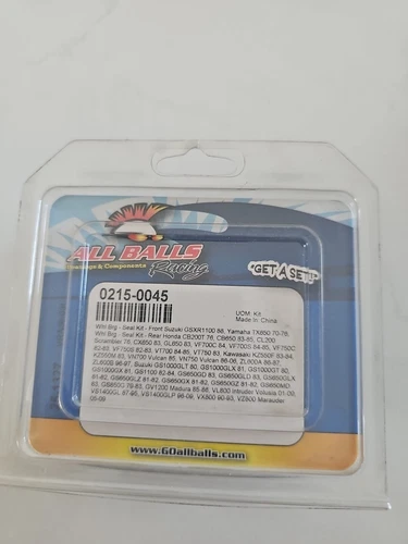 New All Balls 25-1327 Motorcycle Rear Wheel Bearing Kit 0215-0045  Free Shipping