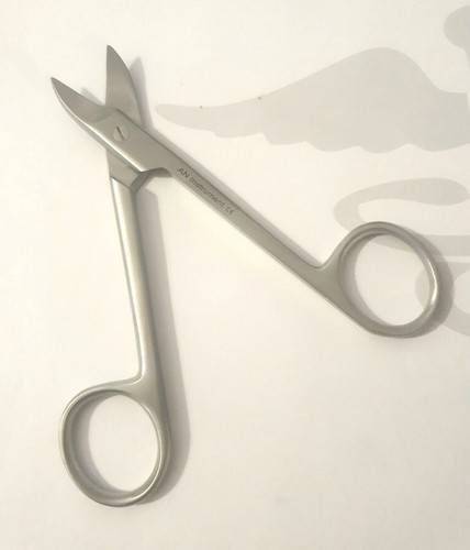 Dental Krone Schere gebogen 11 cm chirurgische Scheren Zähne Dental Zahnarzt - Picture 4 of 5