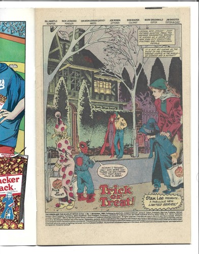 Vision and the Scarlet Witch #1 🤖VG/F Kiosk Variante 🤖Marvel 1982 - Bild 3 von 3